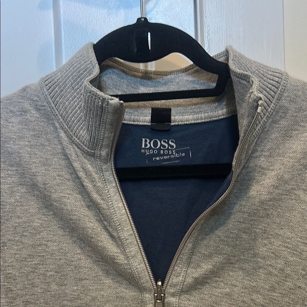 Hugo Boss Men's Gray Sweater